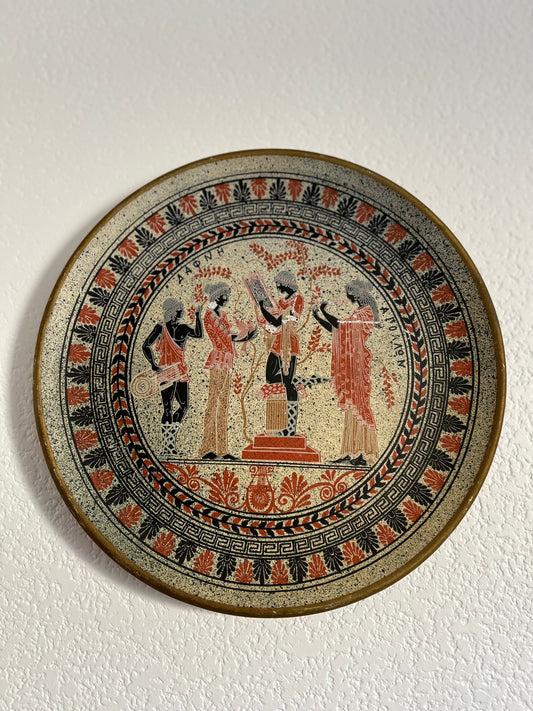 Assiette, Apollon et Daphné