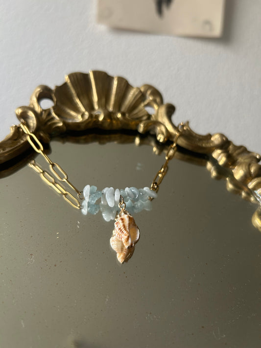 Collier Aigue-Marine